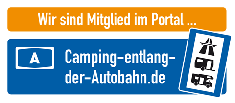 Camping entlang der Autobahn